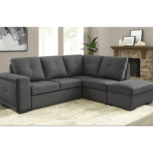 ueensons 94-inch Soho Sofa Bed (RHF) with Pull-Out Sleeper, Corner Sofa Bed with Ottoman with Storage, Pull-Out Sleeper Sofa 2 in 1 Sofa Bed * FREE OTTOMAN *