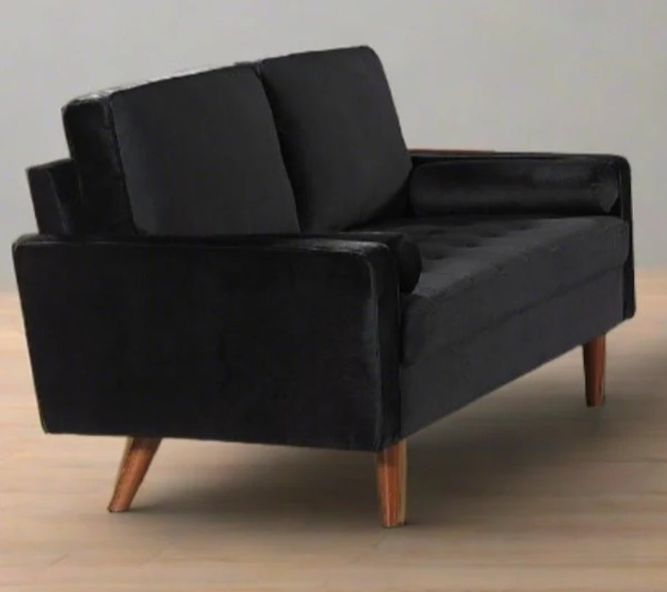 Velvet Sofa Collection Black