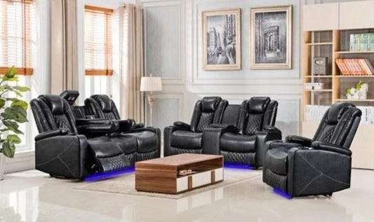 Transformer - 3 PC Power Recliner Set black